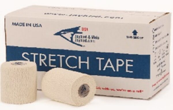 4500 JAYLASTIC® TAPE: “Case of 16 Rolls” 3" x 7½ yards (7.5cm x 6.9m) White